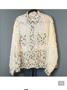 POL Floral Multicolor Lined Top